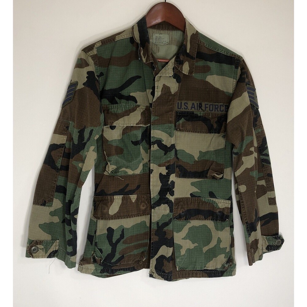 US Army Field Jacket XS-X Short Woodland Camo Cold Weather Field Coat Combat